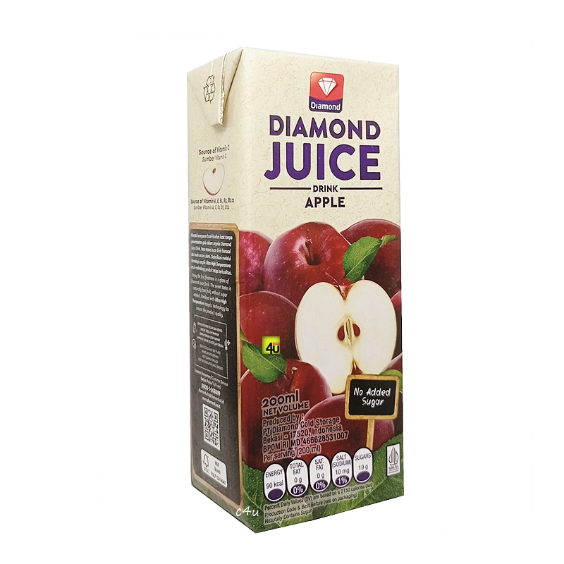 DIAMOND APPLE Juice Drink 200 ml Lazada Indonesia