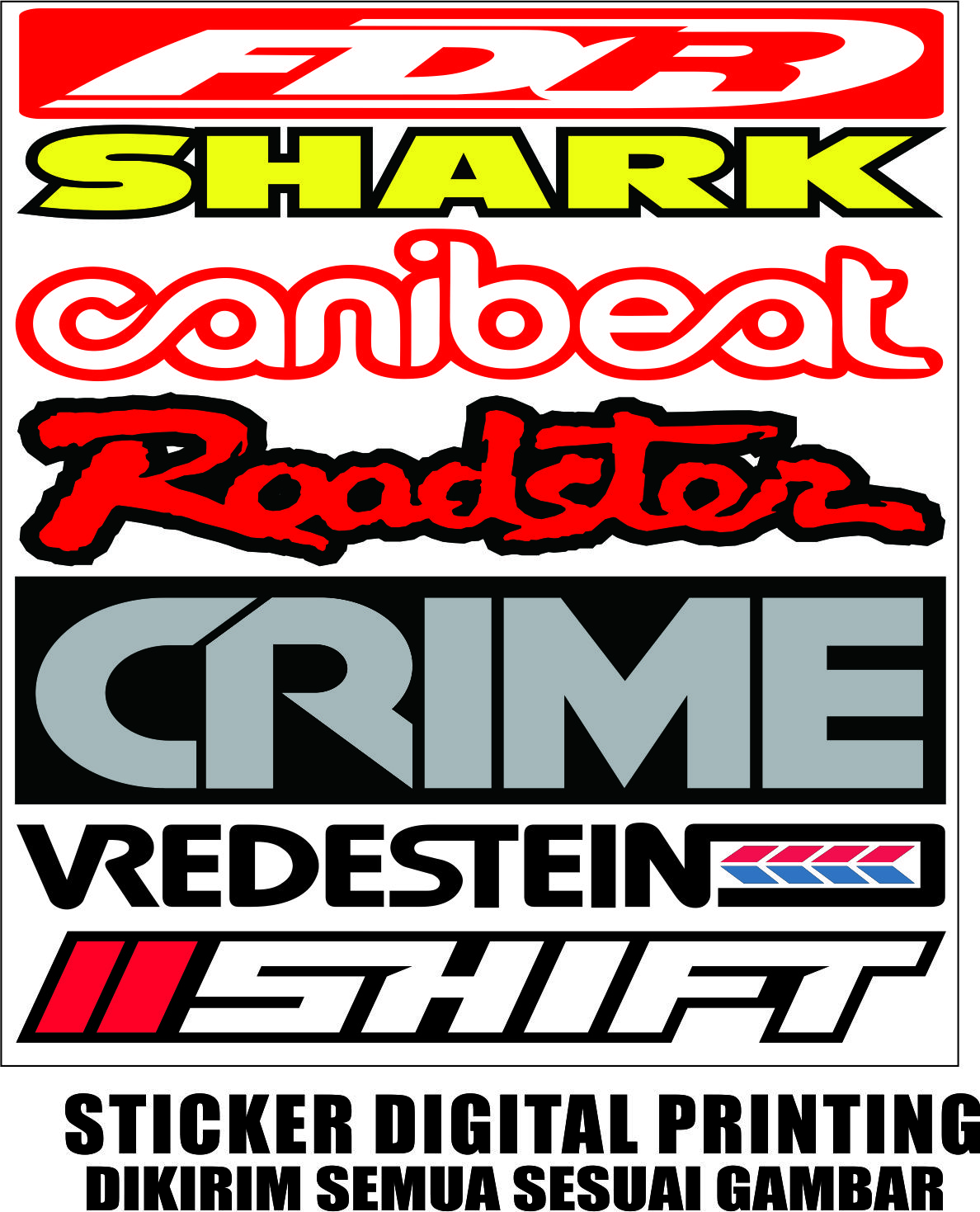 Jual Stiker Sponsor Racing Terbaru Lazada Co Id