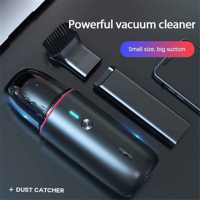 Máy Hút Bụi Xe Hơi Autofoc-90W, Máy Hút Bụi Nhỏ Cầm Tay Di Động Hấp Thụ Áp Suất 4800Pa, Máy Hút Bụi Xe Hơi Không Dây Cầm Tay Mini Nhỏ, Máy Hút Bụi Tự Động Làm Sạch Tóc