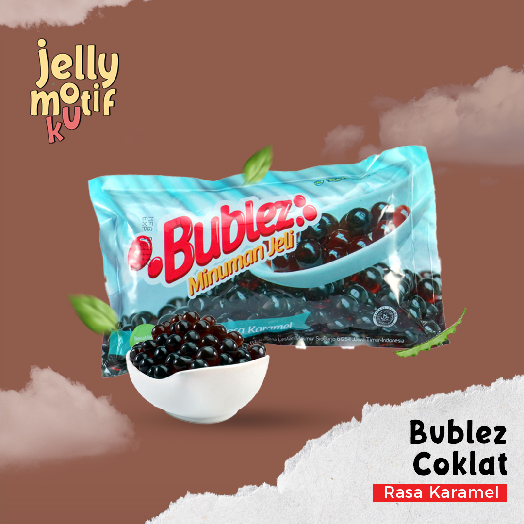 Topping Minuman Bublez Jelly Mutiara Coklat Rasa Karamel 500gr Lazada