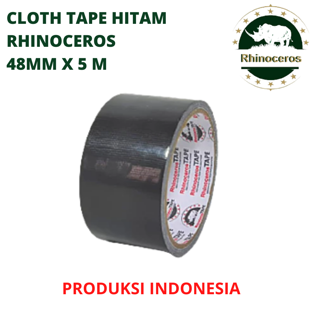 Cloth Tape Rhino Lakban Kain Lakban Jilid 48mm x 5 meter | Lazada Indonesia