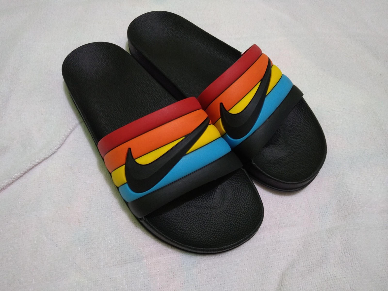 nike rainbow sandals