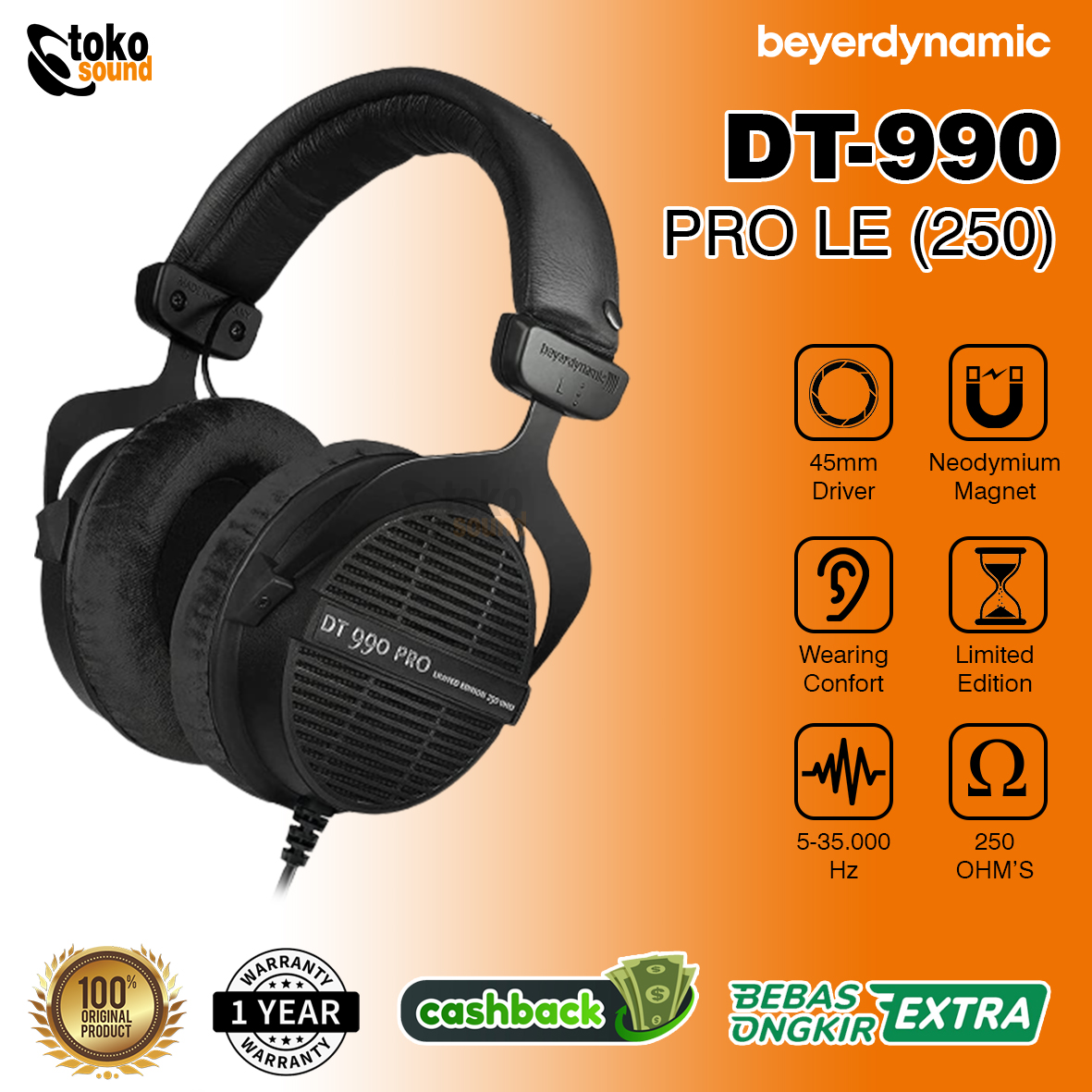 Jual Beyerdynamic Dt 990 Pro Studio 