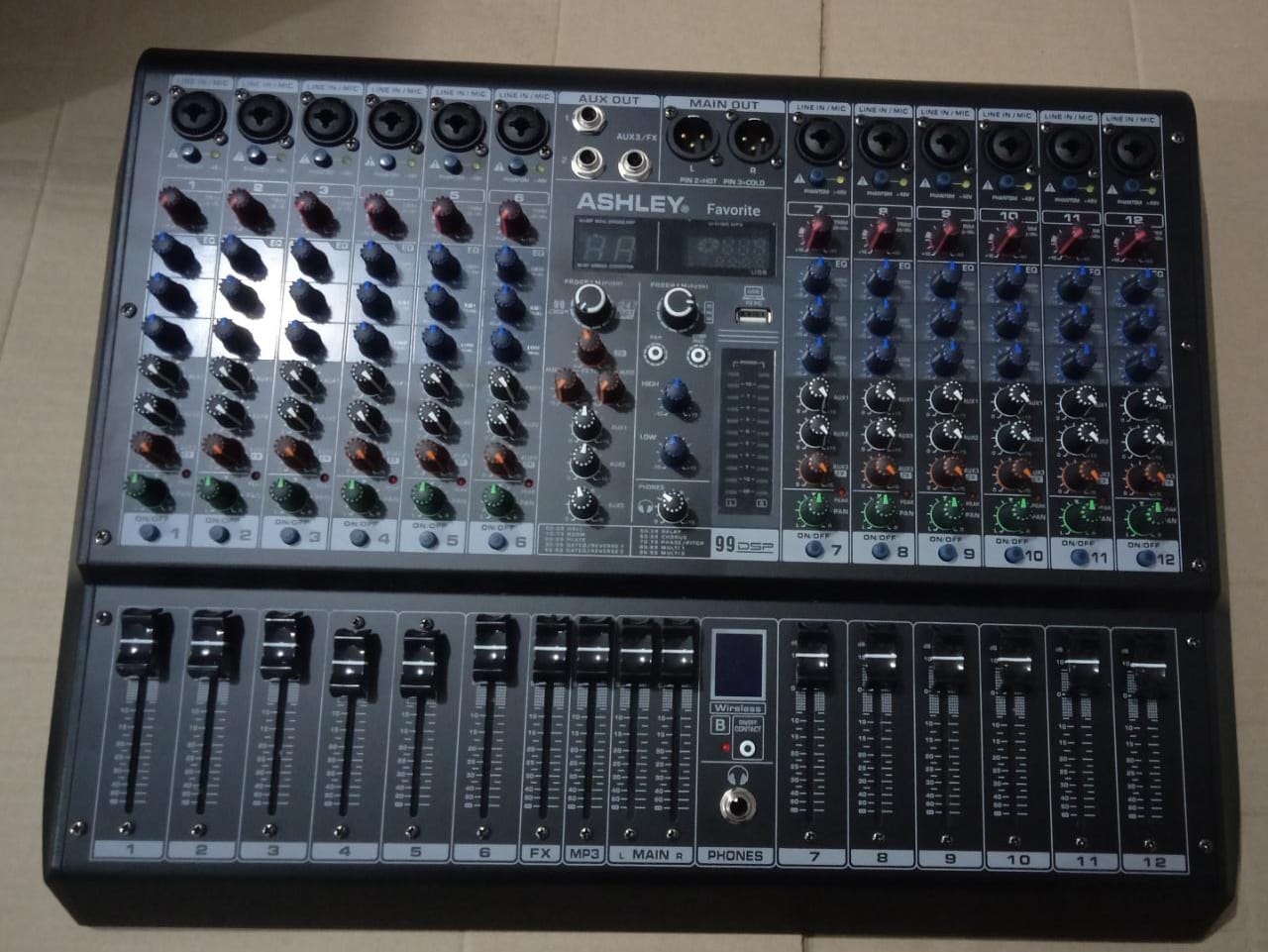 Mixer Audio 12 Channel Ashley Favorite 12 Original Lazada Indonesia