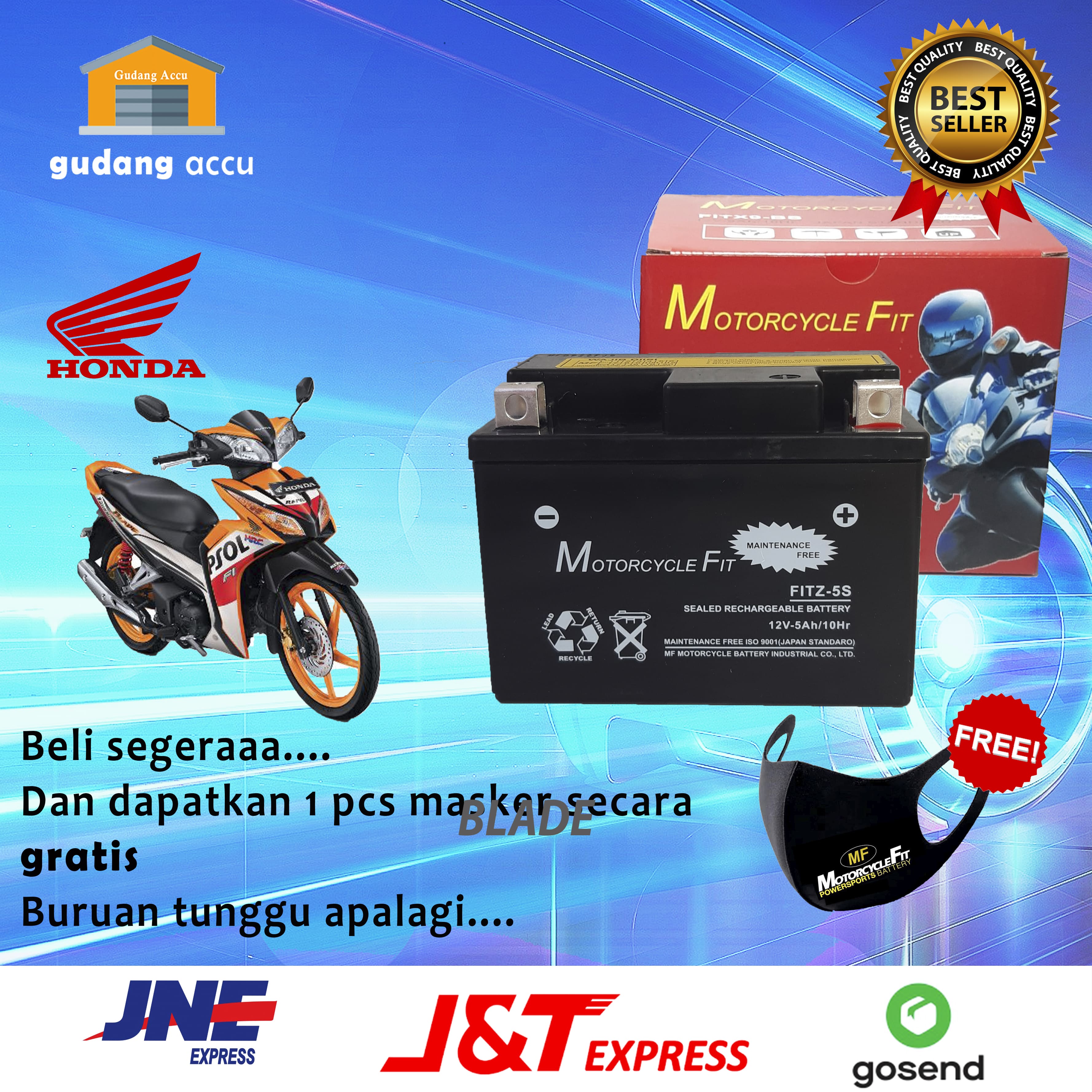 Aki Motorcycle Fit Fitz 5s - Motorcycle for Life