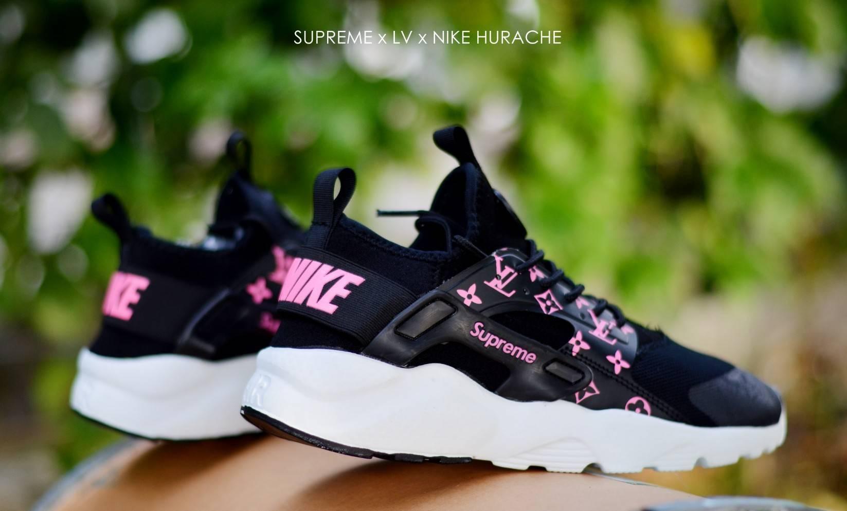 RFO - SEPATU NIKE22 HUARACE X SUPREME WOMAN / SEPATU SNEAKERS WANITA
