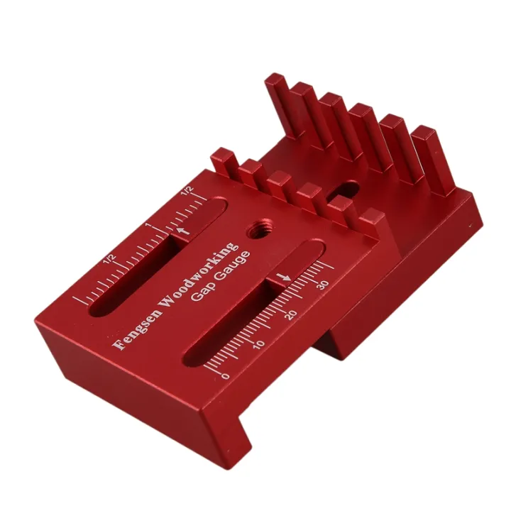Woodworking Gap Gauge Depth Measuring Ruler Line Sawtooth Ruler Marking Kit 2PCS