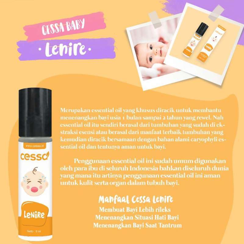 Cessa Essential Oil Minyak Bayi / Aromatherapy / Batuk Pilek Demam Bayi