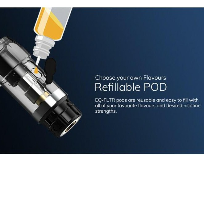 Cartridge Innokin EQ Pod Replacement Authentic Pods 2ml Kartrid Refill FLTR  MTL Include Coil Filter Tank Pengganti Pod E-Cig 2Ml - Lazada | Lazada  Indonesia