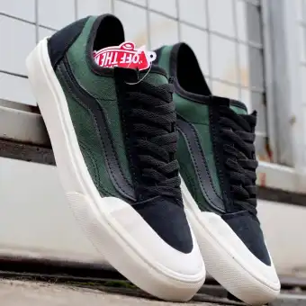 Sepatu Vans Original Pria Terbaru 2020 Sepatu Vans Old Skool Og Black Green Lazada Indonesia