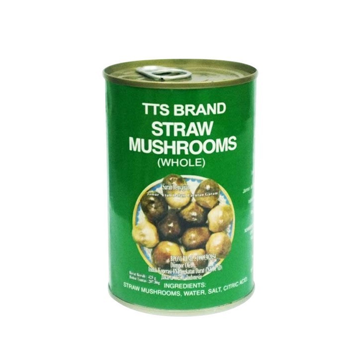 Tts Brand Straw Mushroom Whole Jamur Kaleng 425 Gram Lazada Indonesia