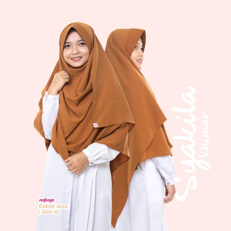 pastan pashmina instan syari pet antem cantik jumbo size XL nyaman khimar jilbab