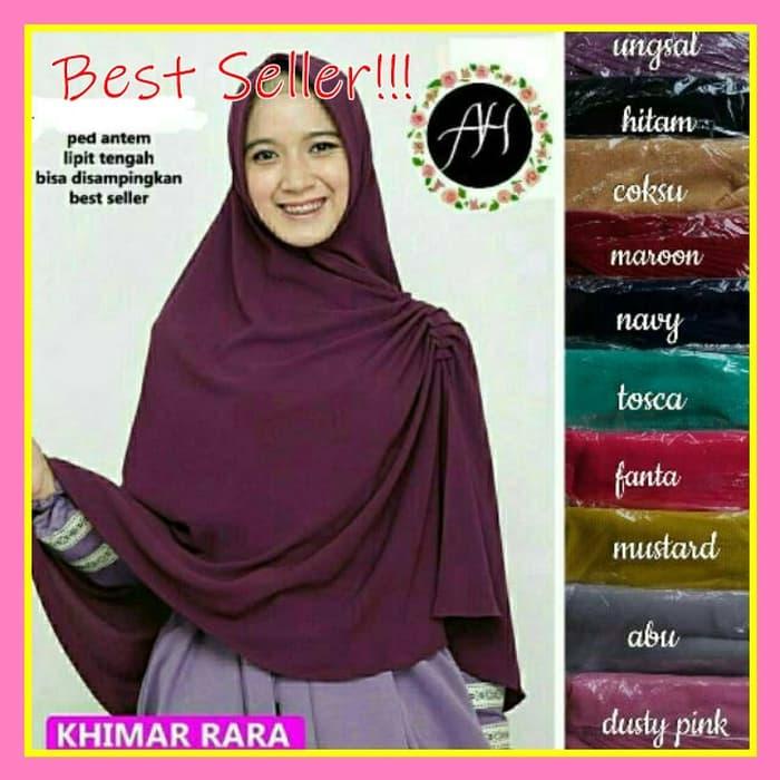 LAGI DISKON !! Khimar Rara Pet Jumbo Best Seller Diskon Muslimah Fashion Promo Wanita Hijab Jilbab Ramadhan