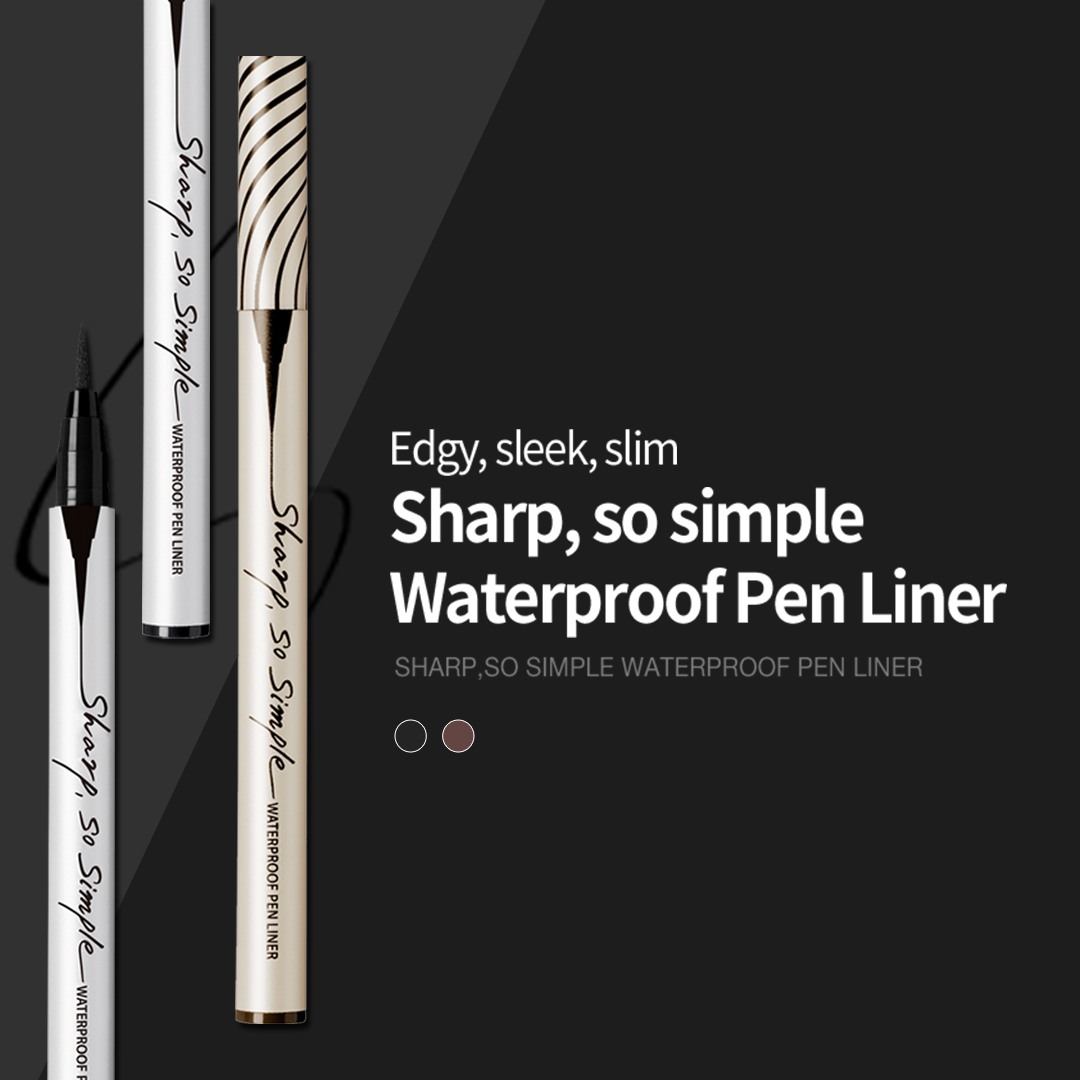 Clio Sharp, So Simple Waterproof Pen Liner 02 Brown