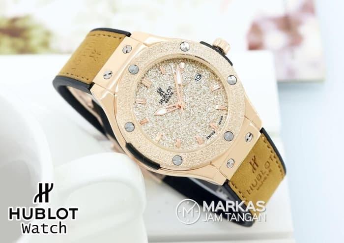 Jam Tangan Wanita HUBLOT Big Bang Date Leather Ladies Watch