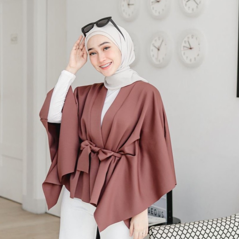 model baju kimono hijab