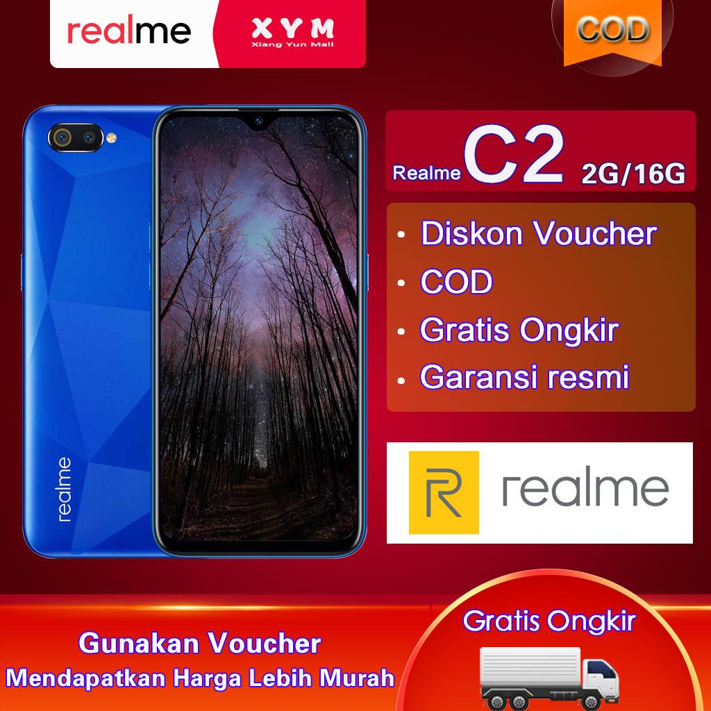 Realme C2 hp 2G+16G - COD,GratisOngkir,AI Kamera Selfie,Garansi resmi