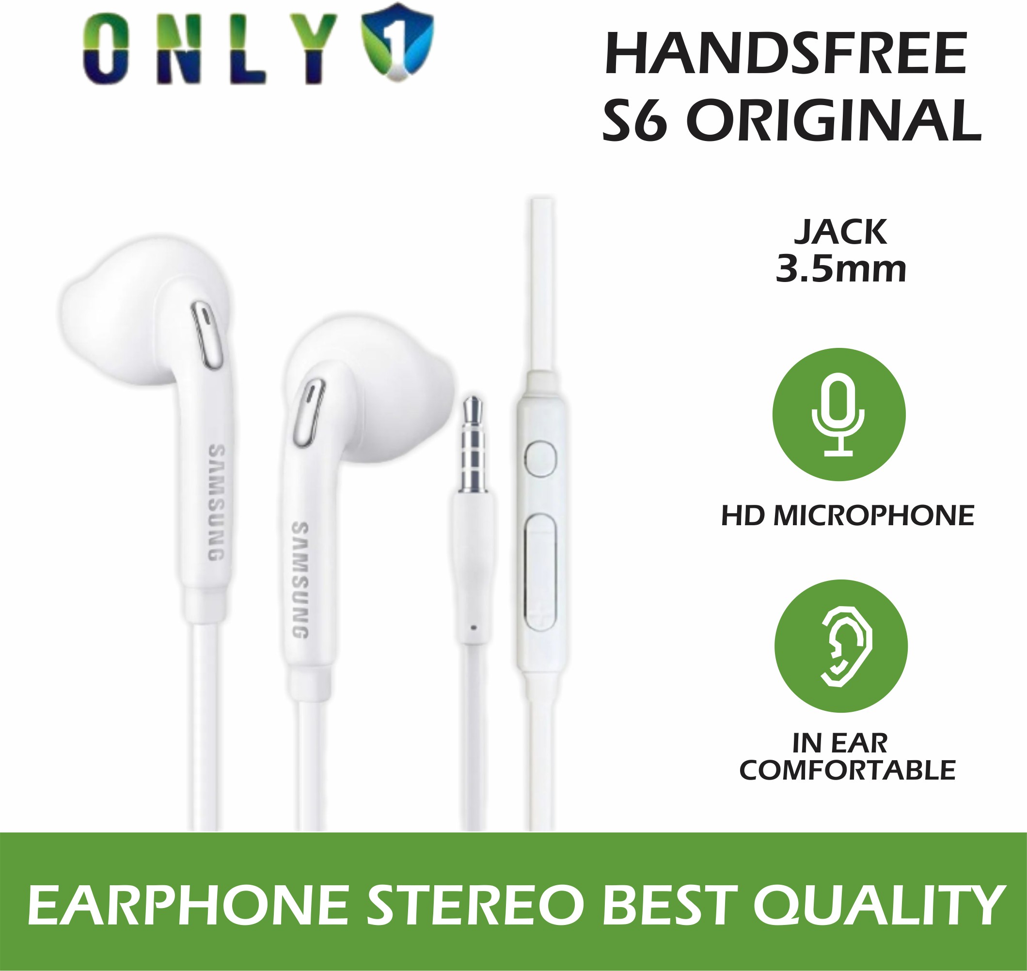 Headset Handsfree for Samsung Galaxy S6 ORIGINAL S6 Edge S7 S7