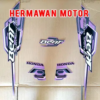 Honda Beat Striping Stiker Honda Beat Karbu Th 2008 2009 Warna