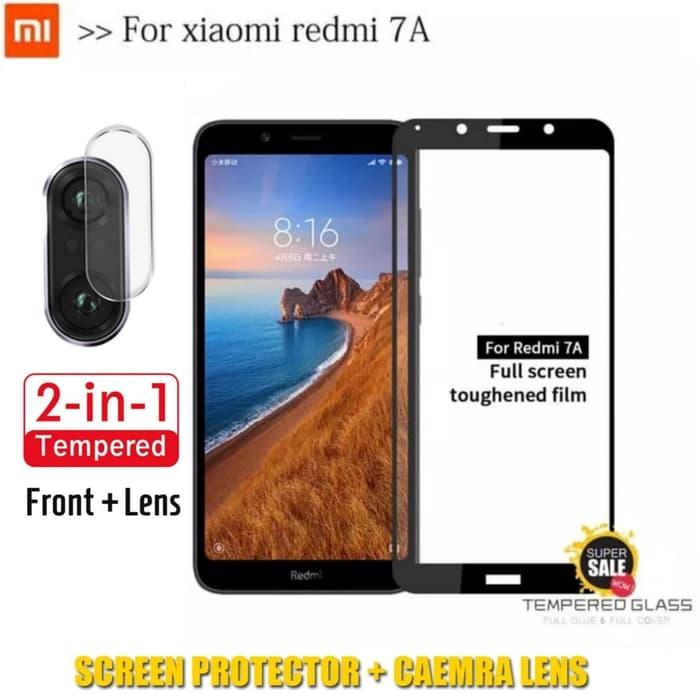 Anti Gores Kaca Full Layar Curved Redmi 