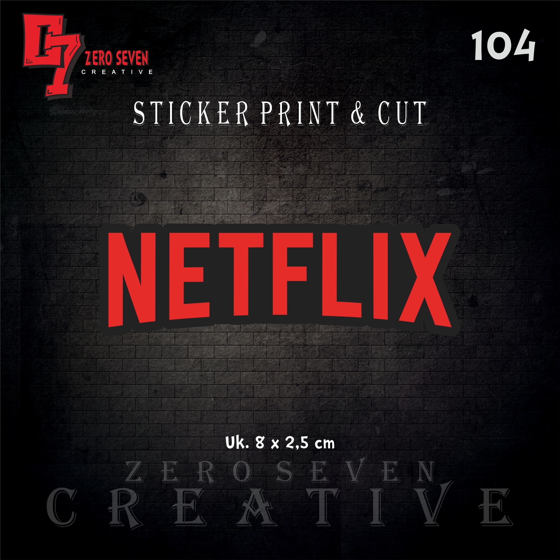 STIKER NETFLIX / STIKER TUMBLER / STIKER MOTOR / STIKER AESTHETIC ...