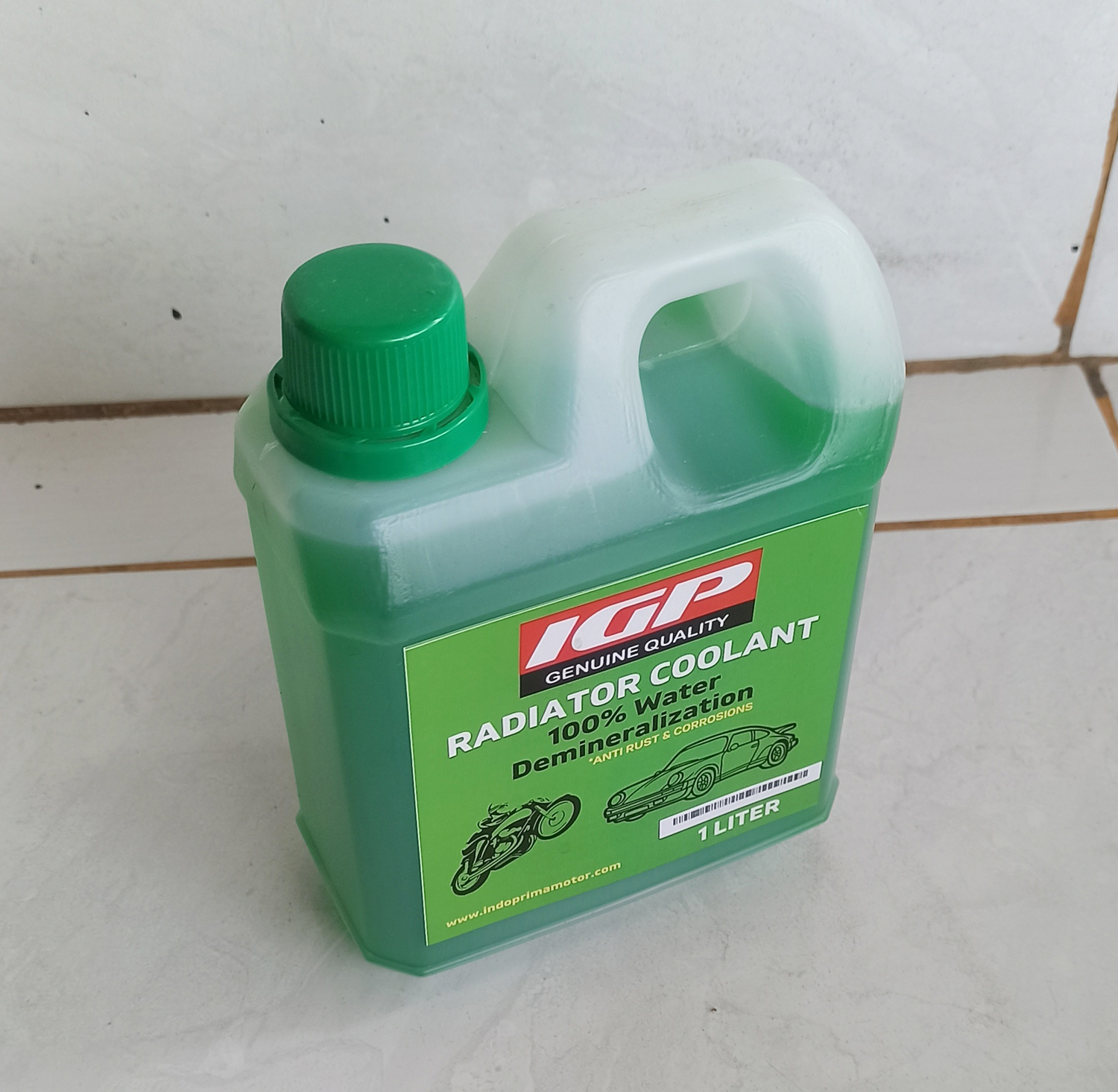 IGP RADIATOR COOLANT HIJAU AIR PENDINGIN RADIATOR 1 LITER Lazada