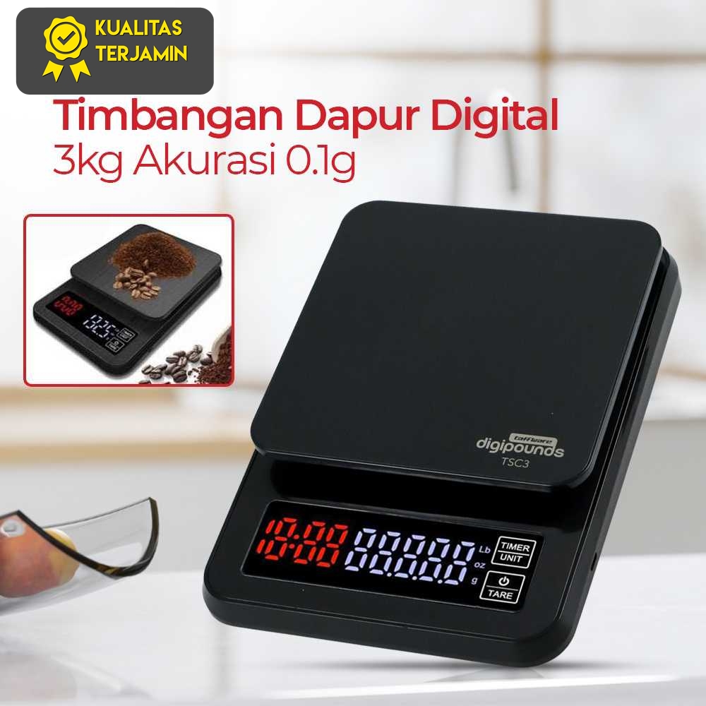 Promo Timbangan Kopi Digital Dengan Timer Untuk Kopi Drip Coffee Scale