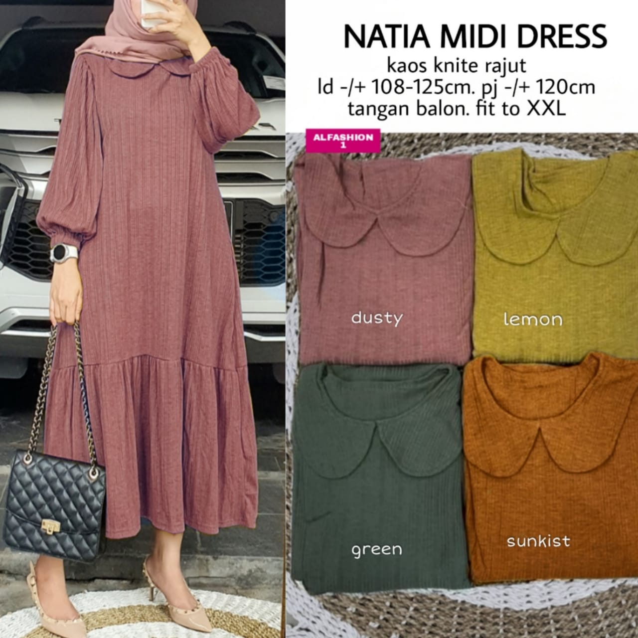 midi dress kaos Kaos Military Viscose Midi Dress In Green - 46% Off