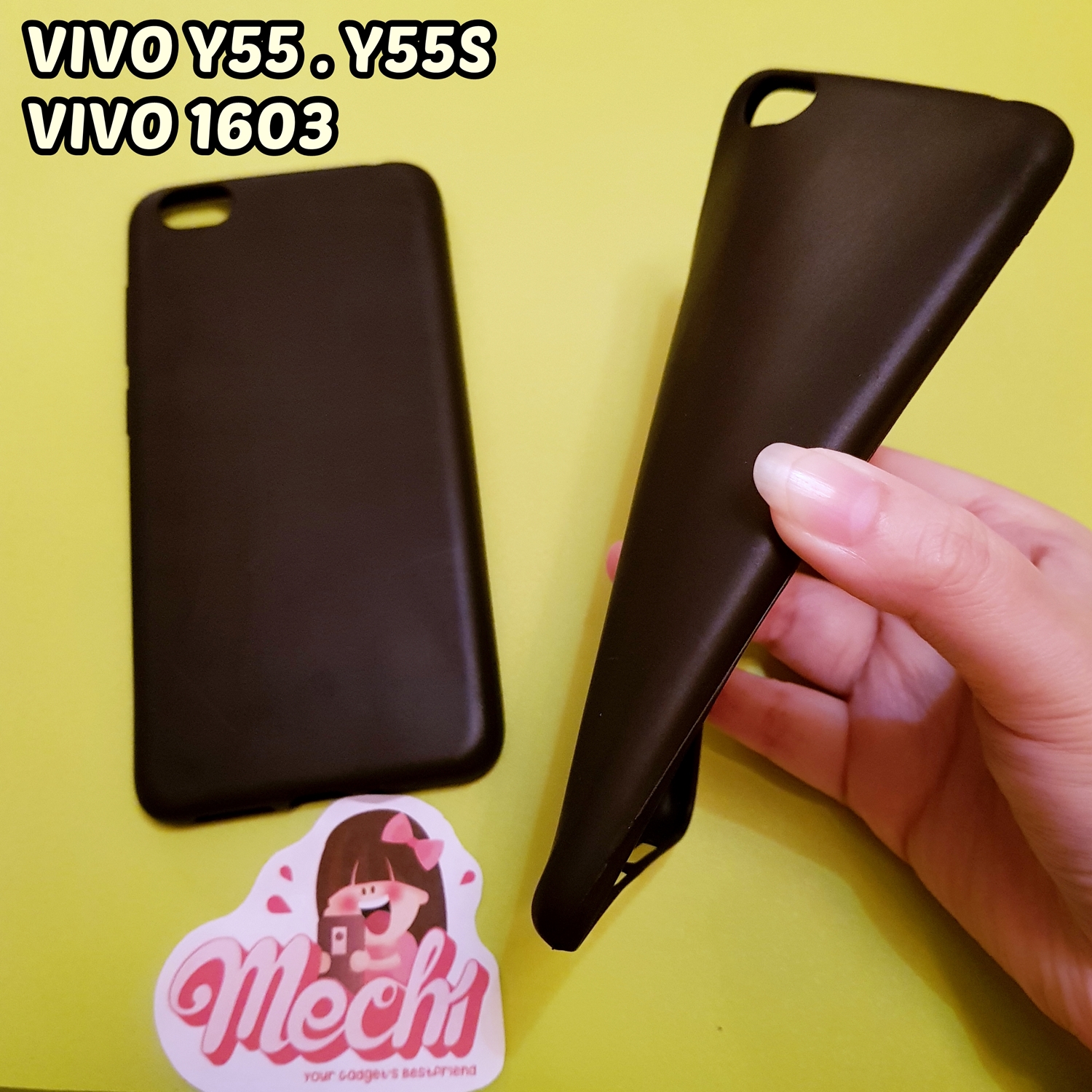 Case Vivo Y55 Y55s Vivo 1603 Black Matte Lentur Softcase Silikon Hp Hitam Polos Karet Baby Skin Slim Mechi Lazada Indonesia
