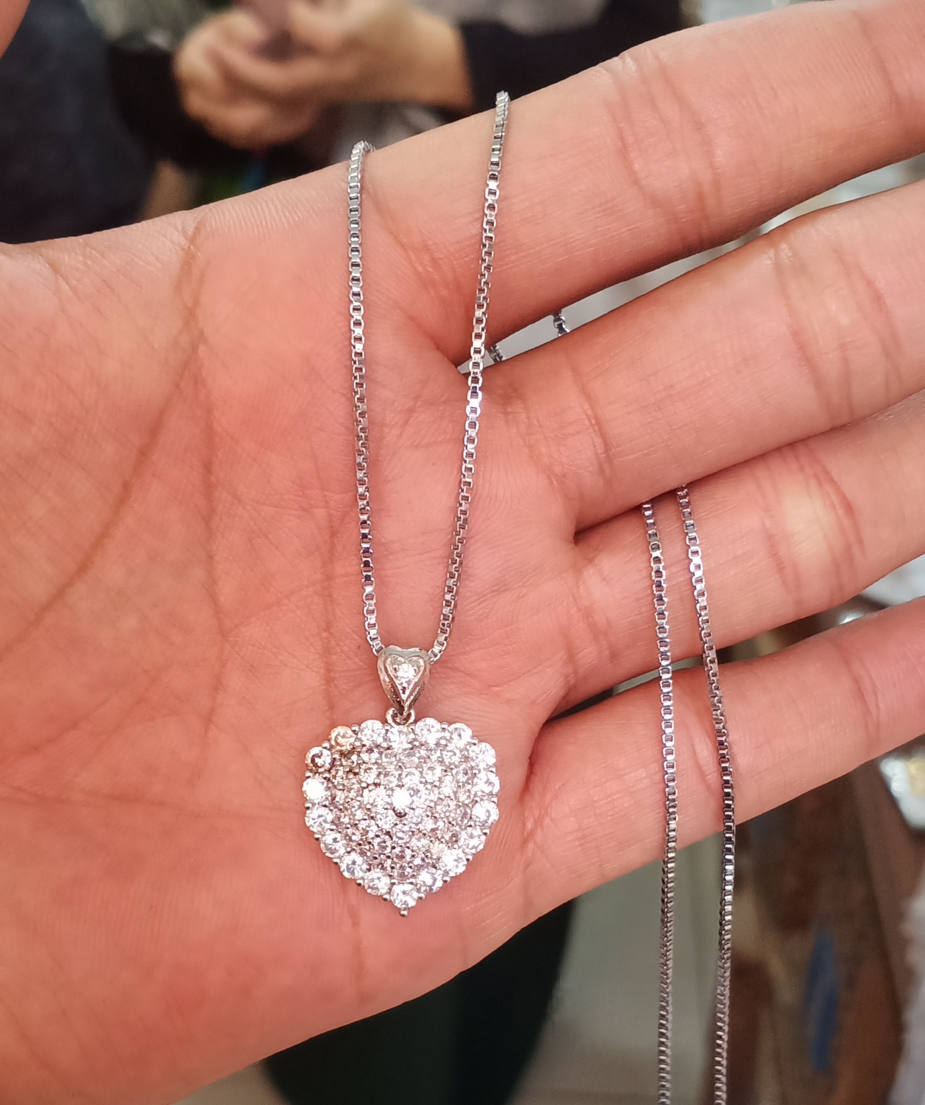 costco diamond heart pendant