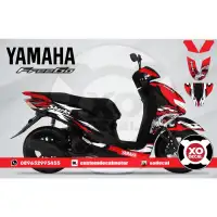 Ngemall Cutting Stiker Sticker Yamaha Freego 1 Merah
