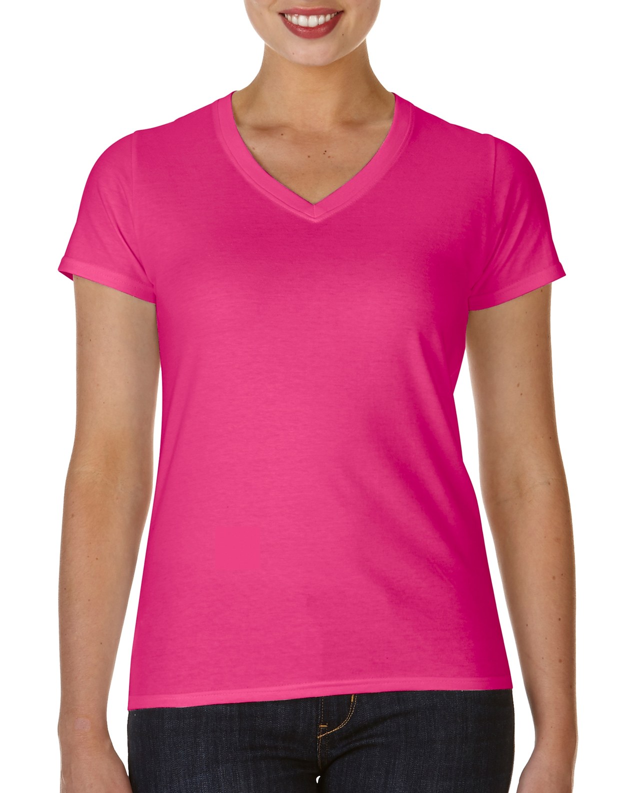 Gildan ladies v neck Clearance