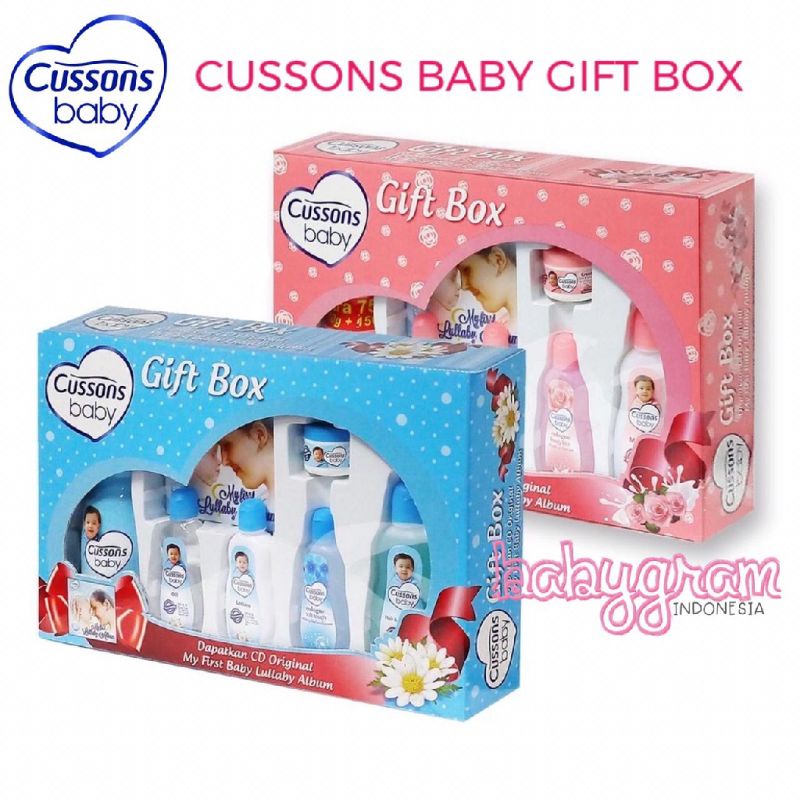 CUSSONS BABY GIFT SET BOX KADO BAYI NEW BORN BOX BESAR PERLENGKAPAN