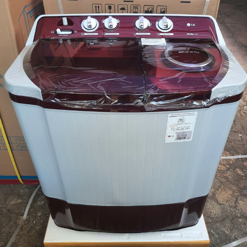 LG Mesin Cuci 2 Tabung 9kg P9050RTB Garansi Resmi Twin Tub Murah P9050 ...