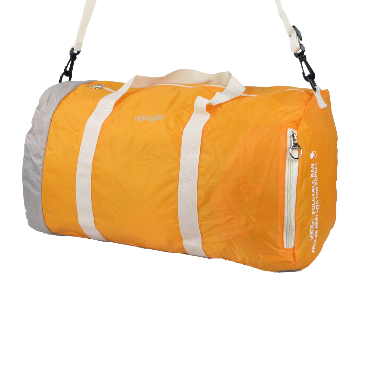 folded duffle bag