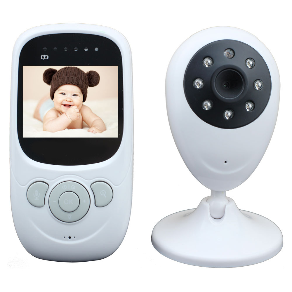 HiLevel จอดูแลเด็ก2.4GHz LCD ดิจิตอลวิดีโอติดตามเด็กจอดูแลเด็กการมองเห็นได้ในเวลากลางคืนเพลงอุณหภูมิจอแสดงผลกล้องวงจรปิดอุณหภูมิเครื่องวัดการนอนหลับ Babysitter