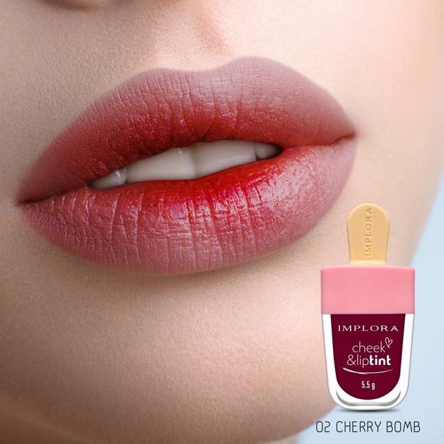 IMPLORA Cheek & Liptint / Lip Tint / Ice Cream 5.5gr Bisa untuk Anak