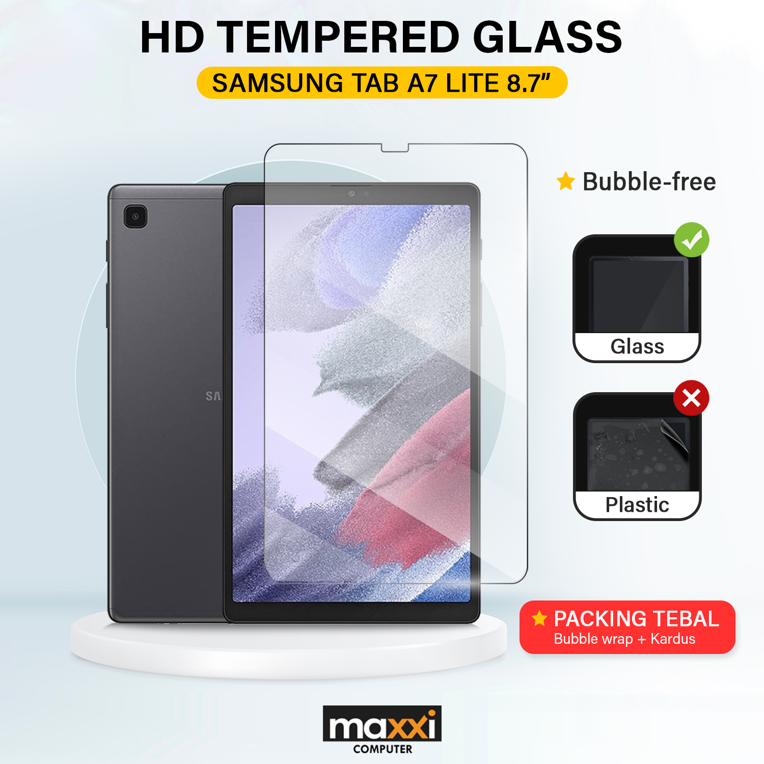 Glass Protector Screen Protector For Samsung A7 Tablet Ready