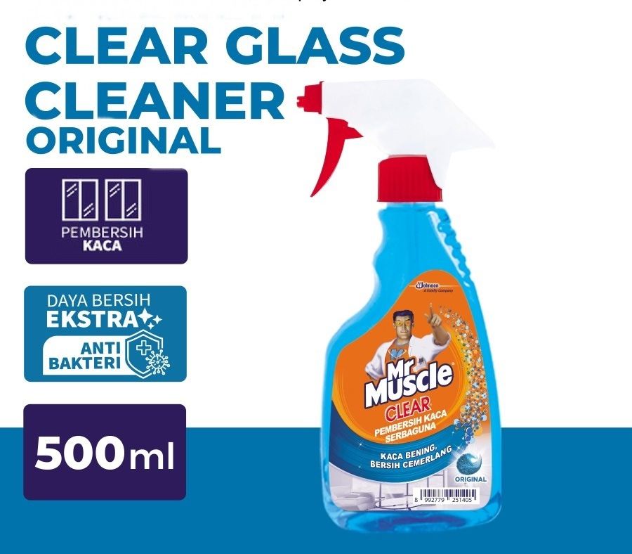 Mr Muscle Cleaner Spray Pembersih Kaca 500ml Lazada Indonesia