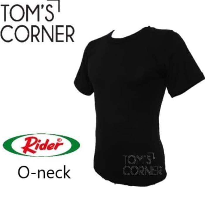 Jual Kaos Oblong Pria Rider Hitam & Abu T-Shirt Kaos Dalam Baju / MD1090719
