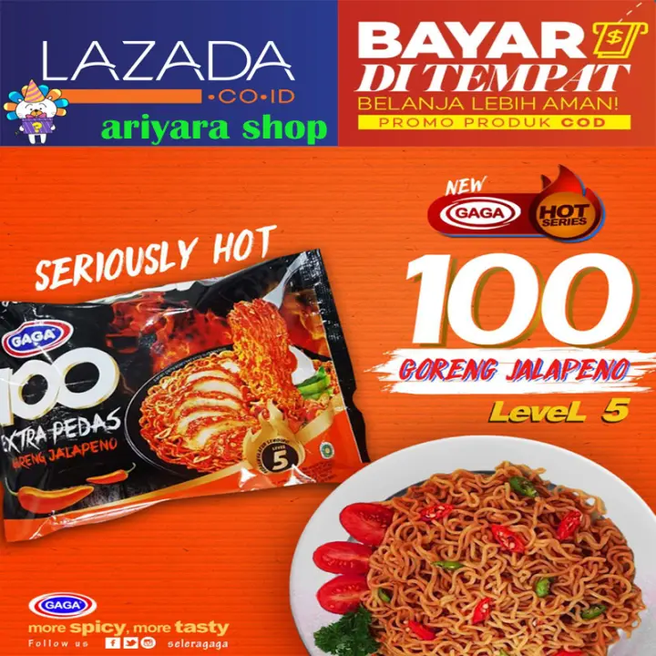 Mie Goreng Gaga 100 Extra Pedas Jalapeno 1dus Lazada Indonesia Mie Goreng Gaga 100 Extra Pedas Jalapeno 1dus Lazada Indonesia