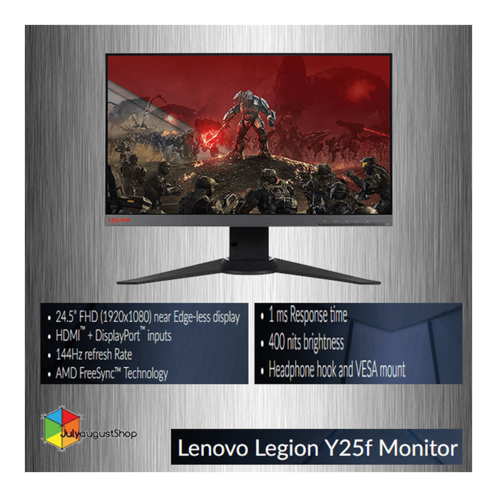 Lenovo Legion Y25f 24 Inch 1ms 144hz Fhd Hdmi Dp Gaming Monitor Lazada Indonesia 2640