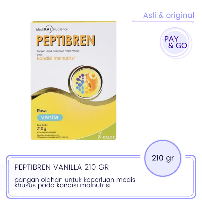 Susu Peptibren 210 Gr Lansia Saraf Stroke Alzheimer Demensia Vanilla Lazada Indonesia