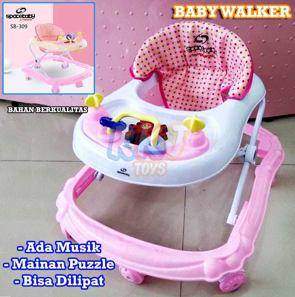 Ada Musik Bisa Dilipat Rkj Mainan Anak Laki Laki Perempuan Alat Bantu Belajar Jalan Bayi Space Baby Walker Sb 309 Lazada Indonesia