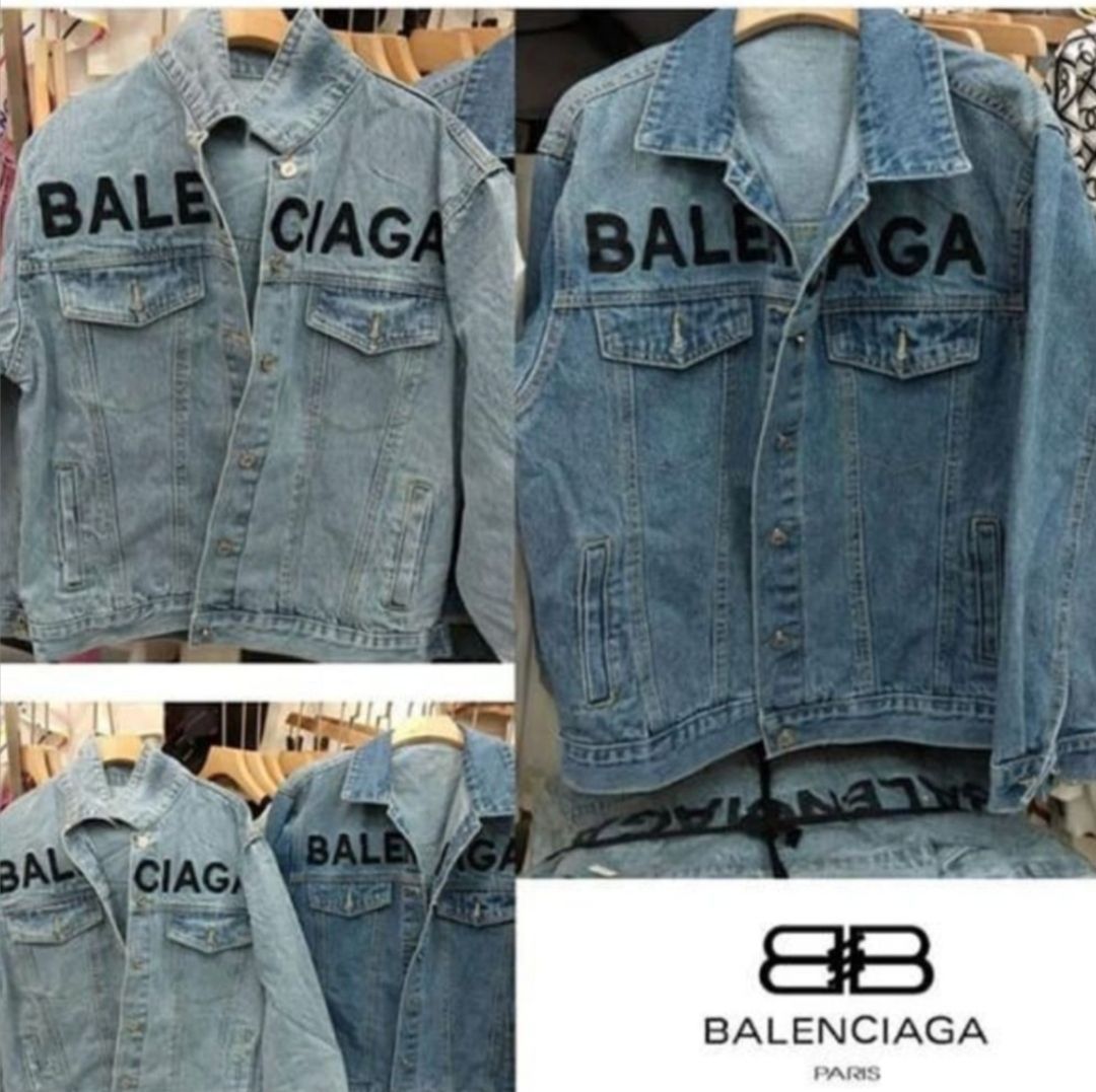 jaket jeans balenciaga original