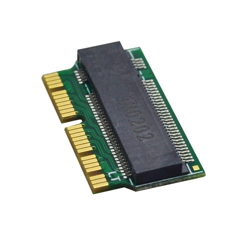 PCI-E x4 M.2 NGFF to SSD adapter card for/'macbook air A1465 A1466 A1398 A1502 OS