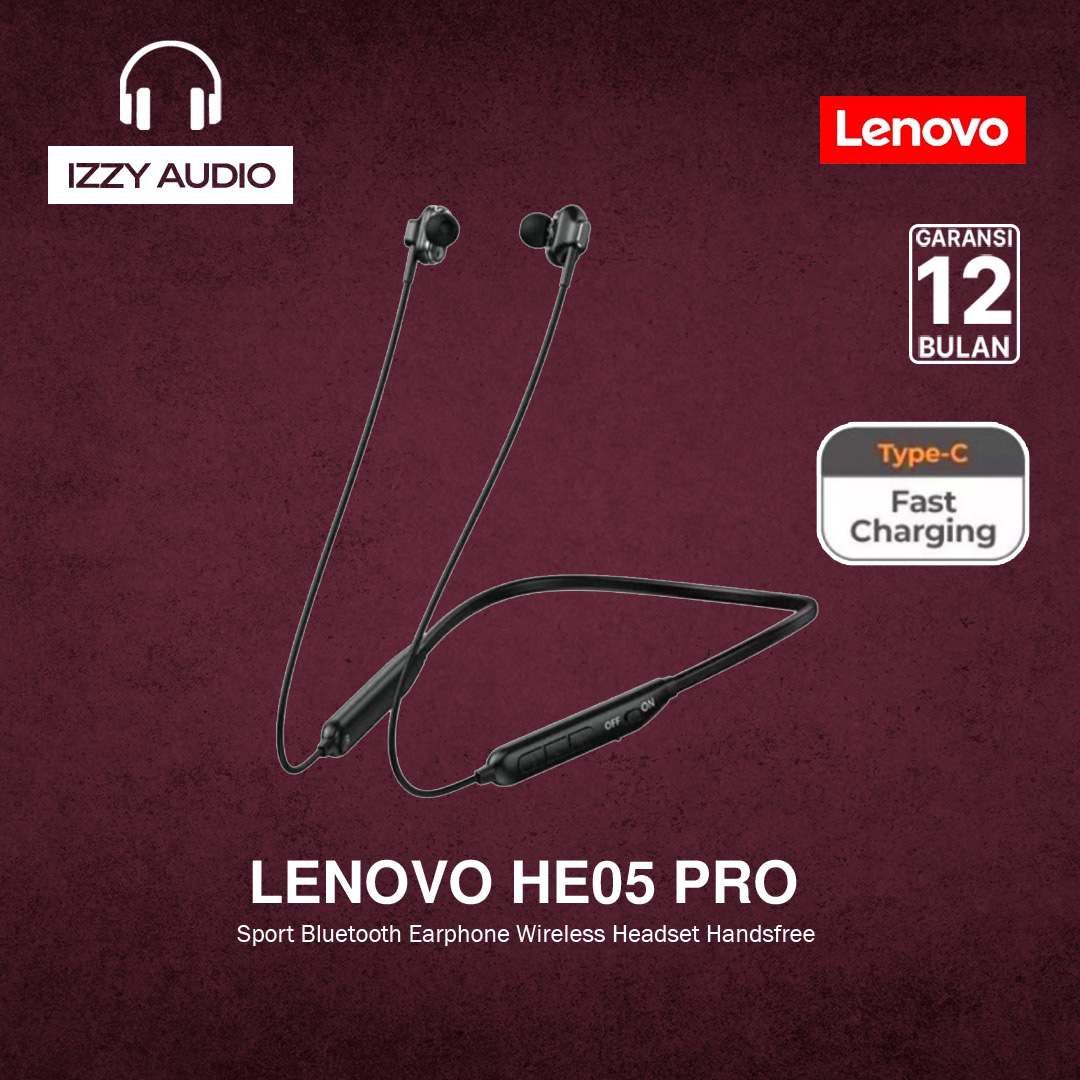 Lenovo HE05 Pro Sport Bluetooth Earphone Wireless Headset