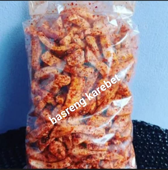 Basreng Stick Exstra Daun Jeruk Basreng Basreng Pedas Daun Jeruk