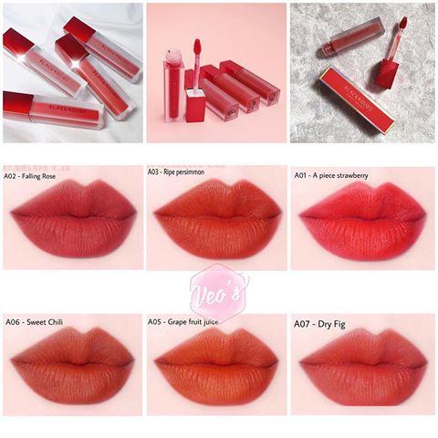 black rouge lip tint