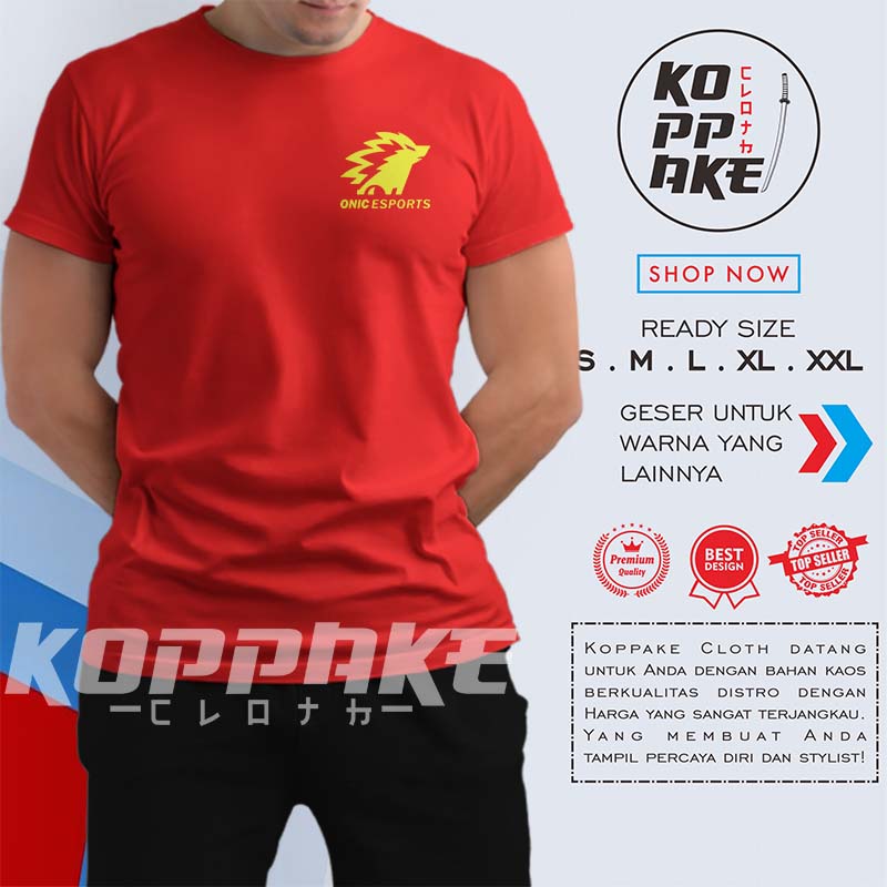 Kaos Onic Esport Logo v2 Baju Game Lazada Indonesia